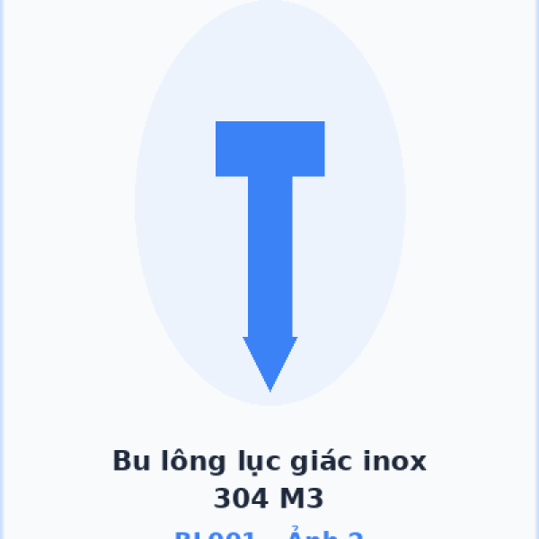 Ốc vít đầu trần inox M2 as ABC