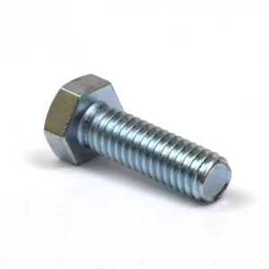 Bulong Đầu Lục Giác Thép Mạ Kẽm Trắng Cr3+ 8.8 DIN933 Ren Suốt