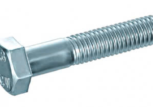 Bulong Đầu Lục Giác Thép Mạ Kẽm Trắng Cr3+ 8.8 DIN931 Ren Lửng